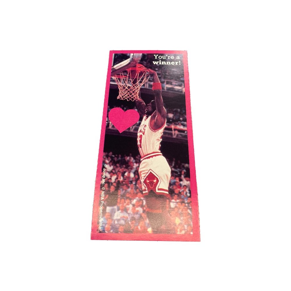 Vintage Michael Jordan Valentine From 1990s You're A Winner